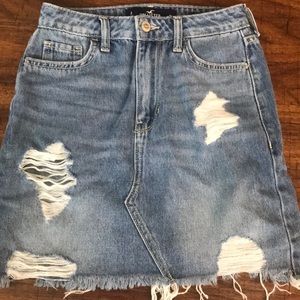 NWT Hollister high waisted jean skirt